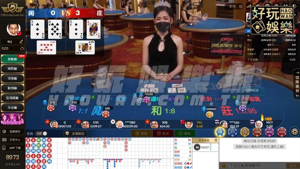 DG百家樂試玩,試玩贏錢可提領,提領金額無上限 3 DG百家樂試玩網路百家樂免費玩