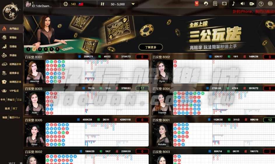 歐博百家樂試玩,試玩贏錢可提領,提領金額無上限 5 歐博百家樂真人百家樂線上玩