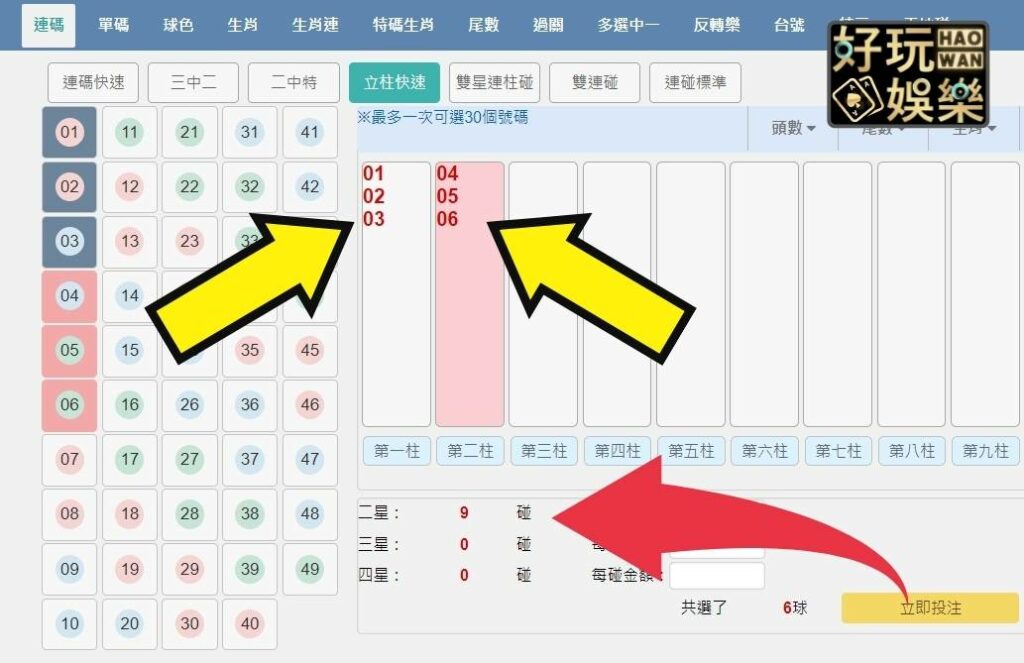 六合彩立柱公式教學,學會秒變有錢人 4 六合彩立柱公式